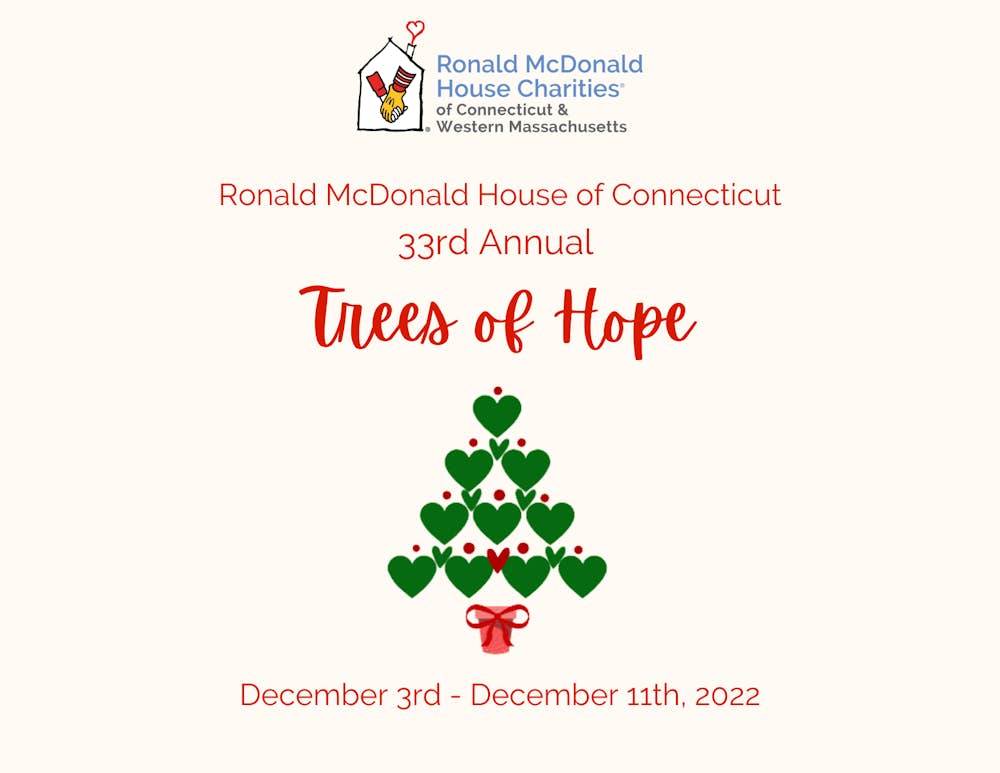 Upcoming: 33rd Annual Trees of Hope, Supporting Ronald McDonald House of Connecticut