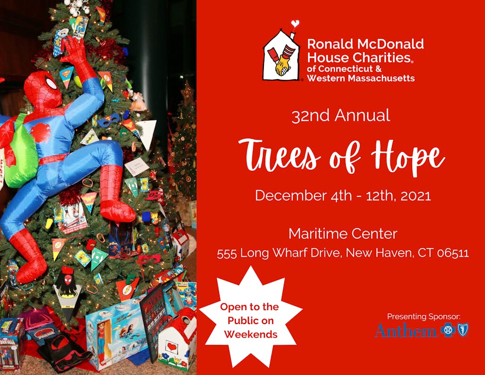 32nd Annual Trees of Hope, Supporting Ronald McDonald House of CT